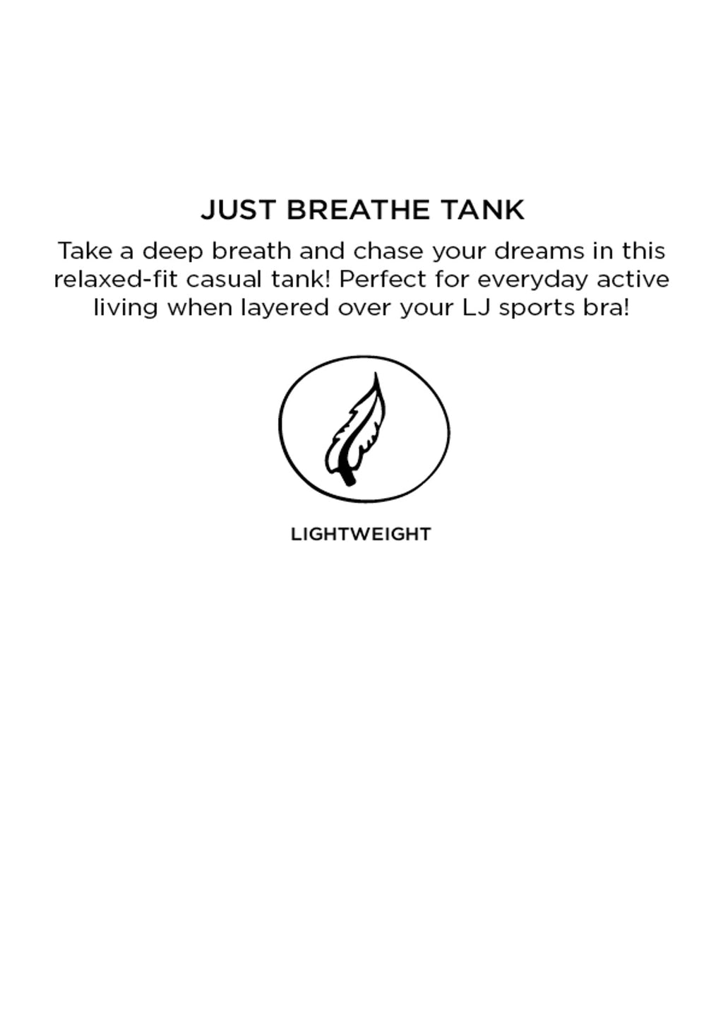Just Breathe Tank