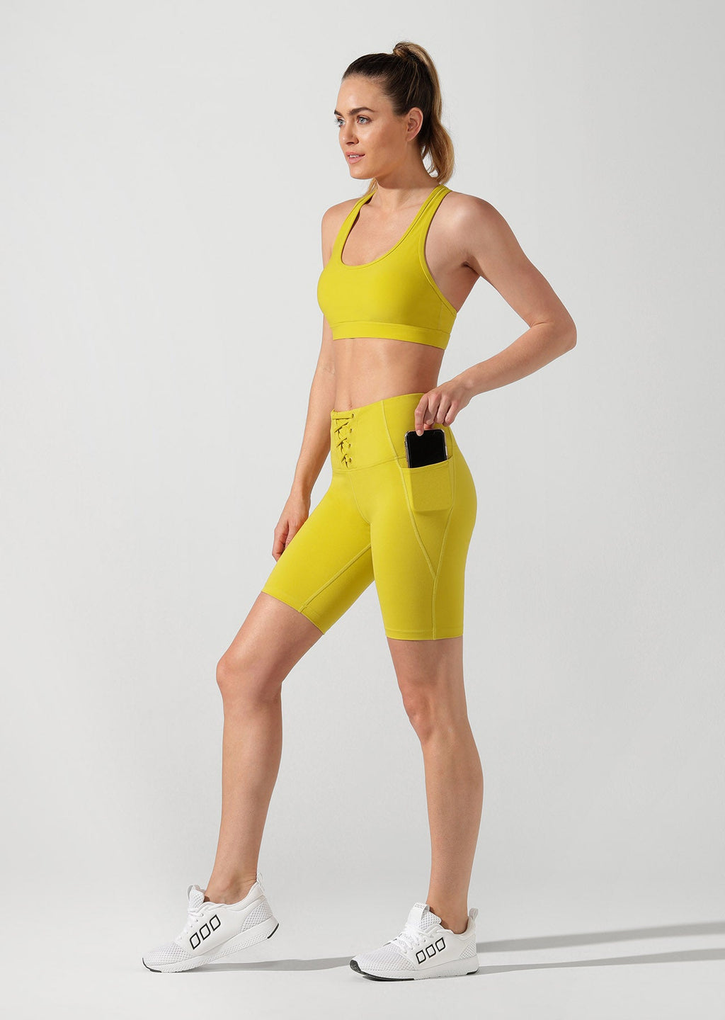 Lace Up Bike Shorts