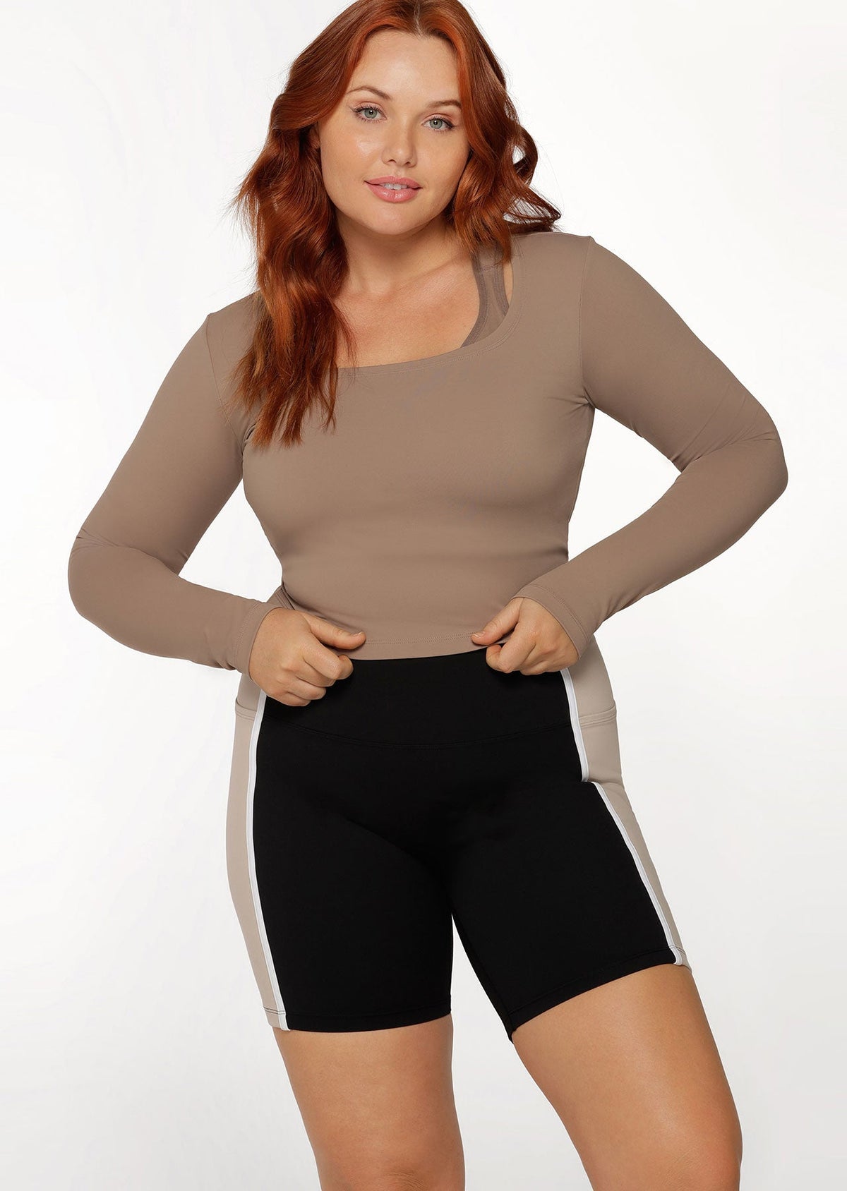 Lifted Active Cropped Long Sleeve Top