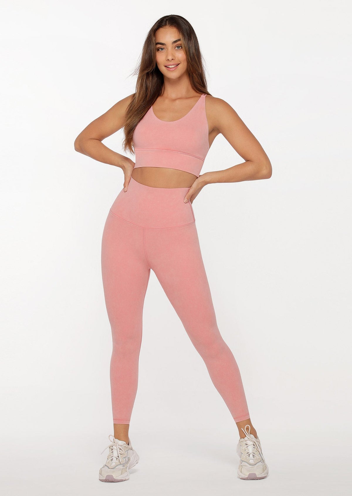LJ Acid Wash Long Line Bra