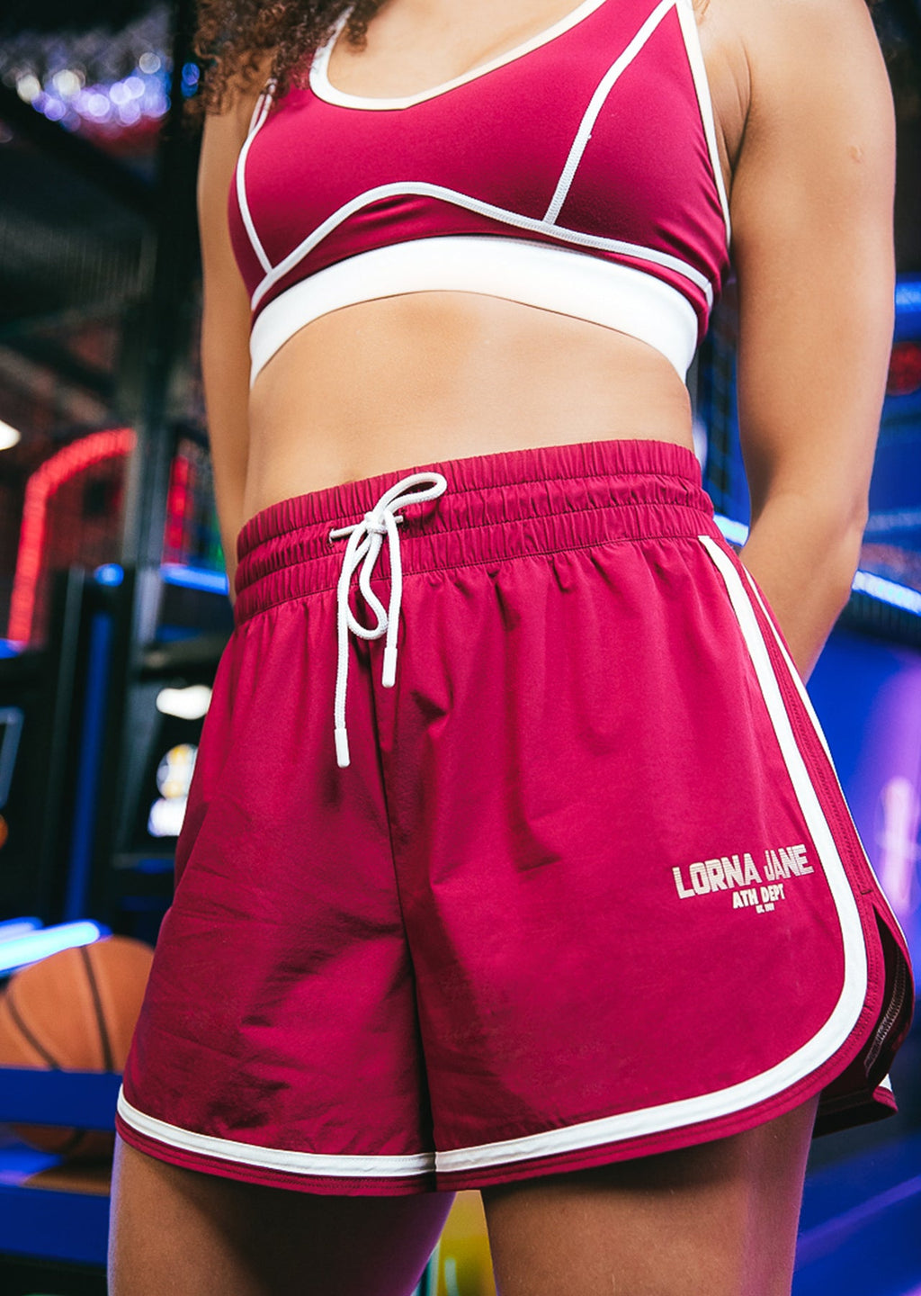 LJ Athletic High Rise Run Shorts