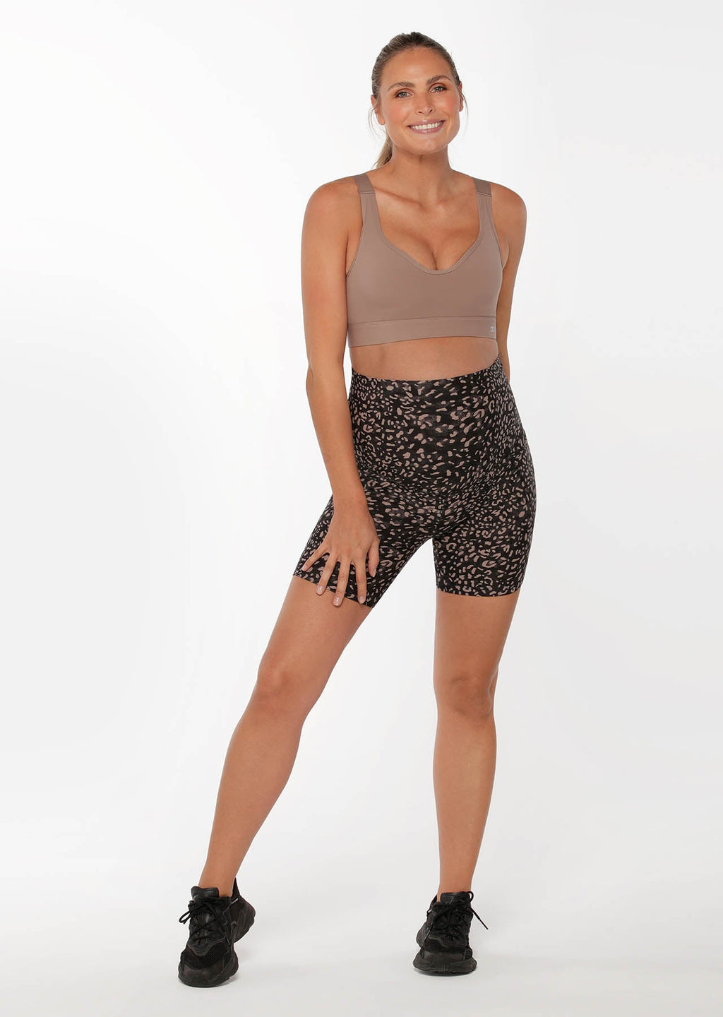 LJ Maternity Phone Pocket Bike Shorts
