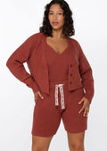 Merino Blend Knit Cardi