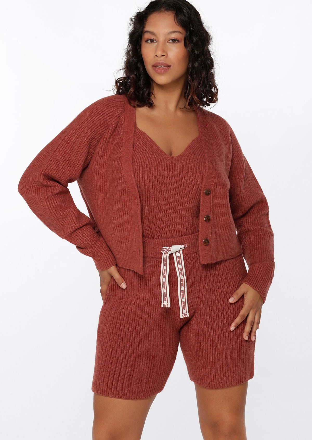Merino Blend Knit Cardi