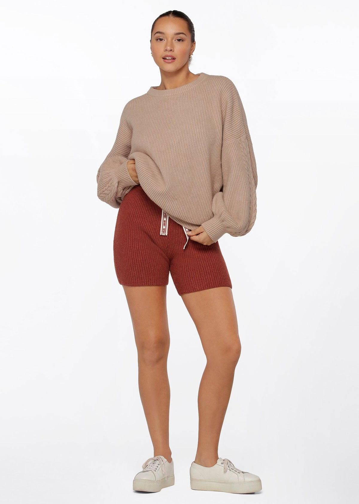 Merino Blend Knit Oversized Jumper