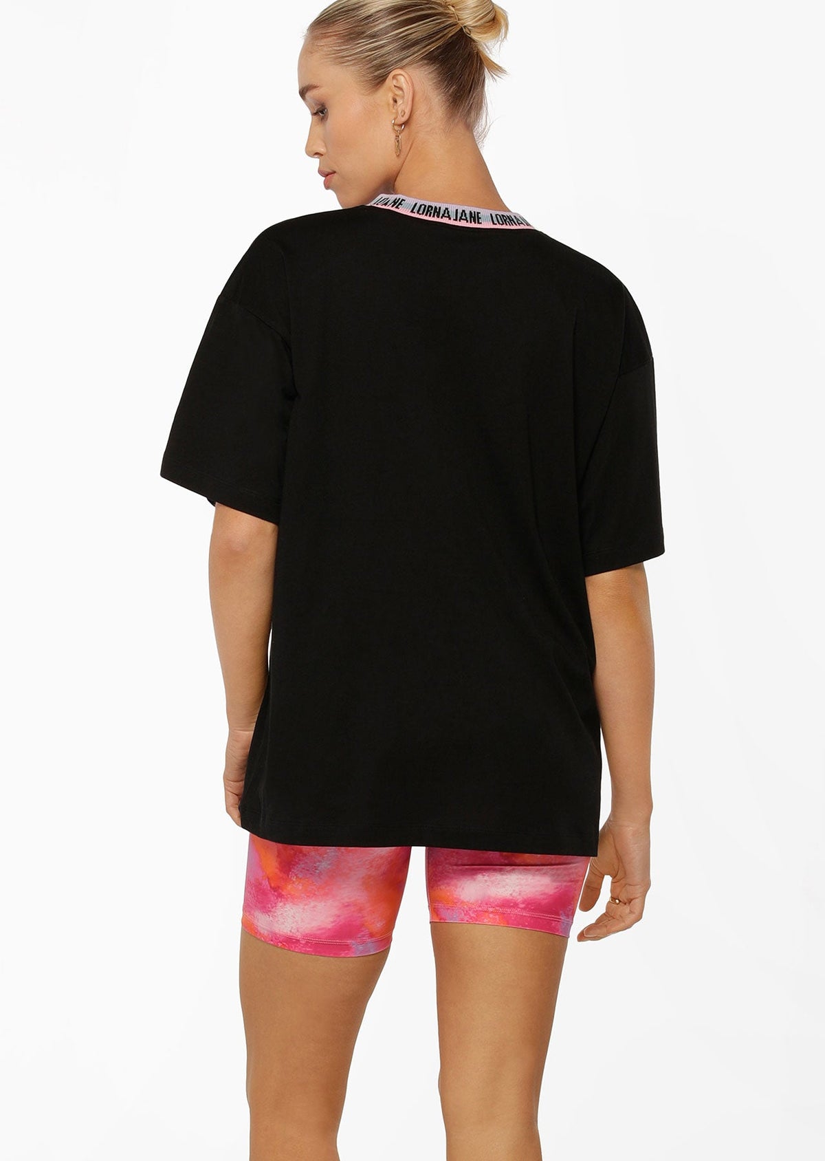 Metaverse Stripe Boyfriend Tee