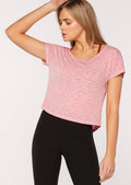 Mist Cropped S/Slv Tee