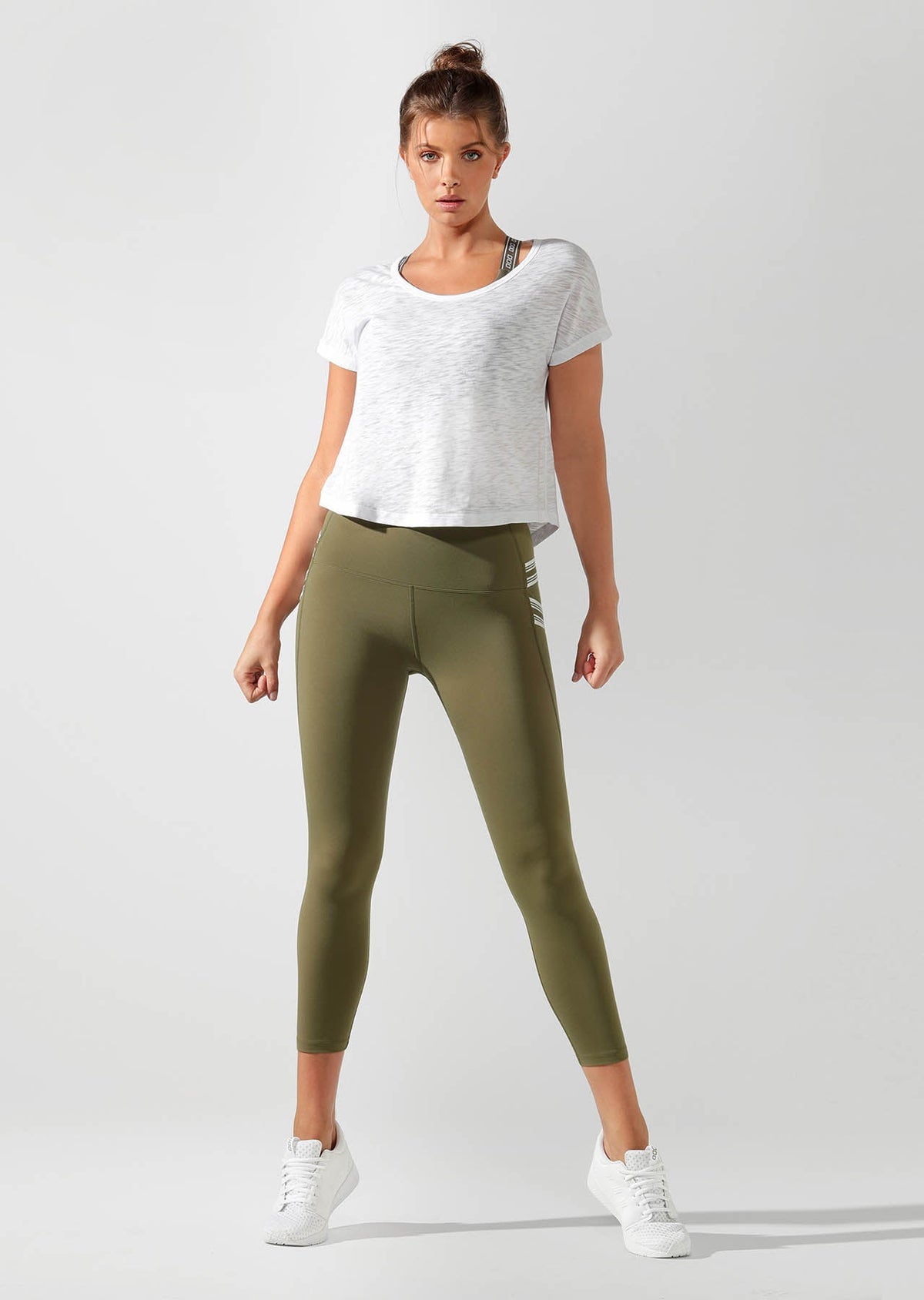 Mist Cropped Short Sleeve Top