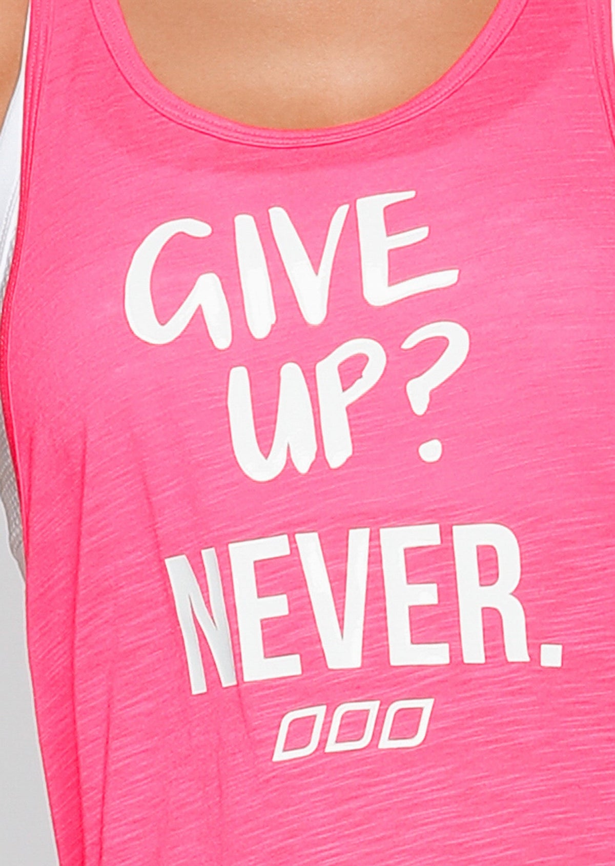 Never Give Up Gym Tank