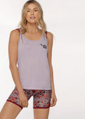 Nostalgic Slouchy Gym Tank