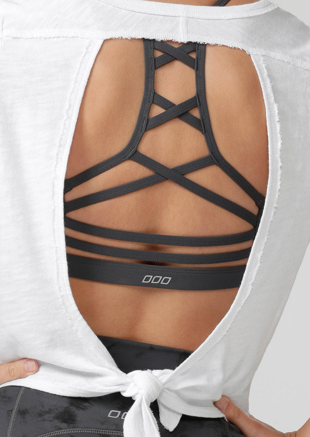 Open Back Cropped Tee