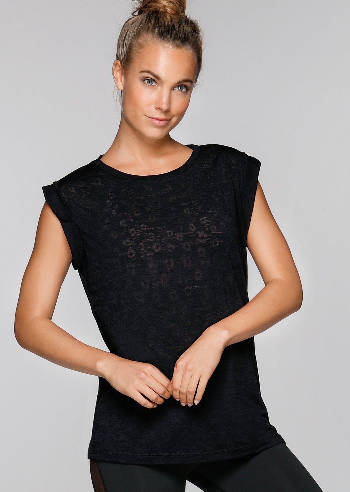 Pretty Leopard Burnout Tee