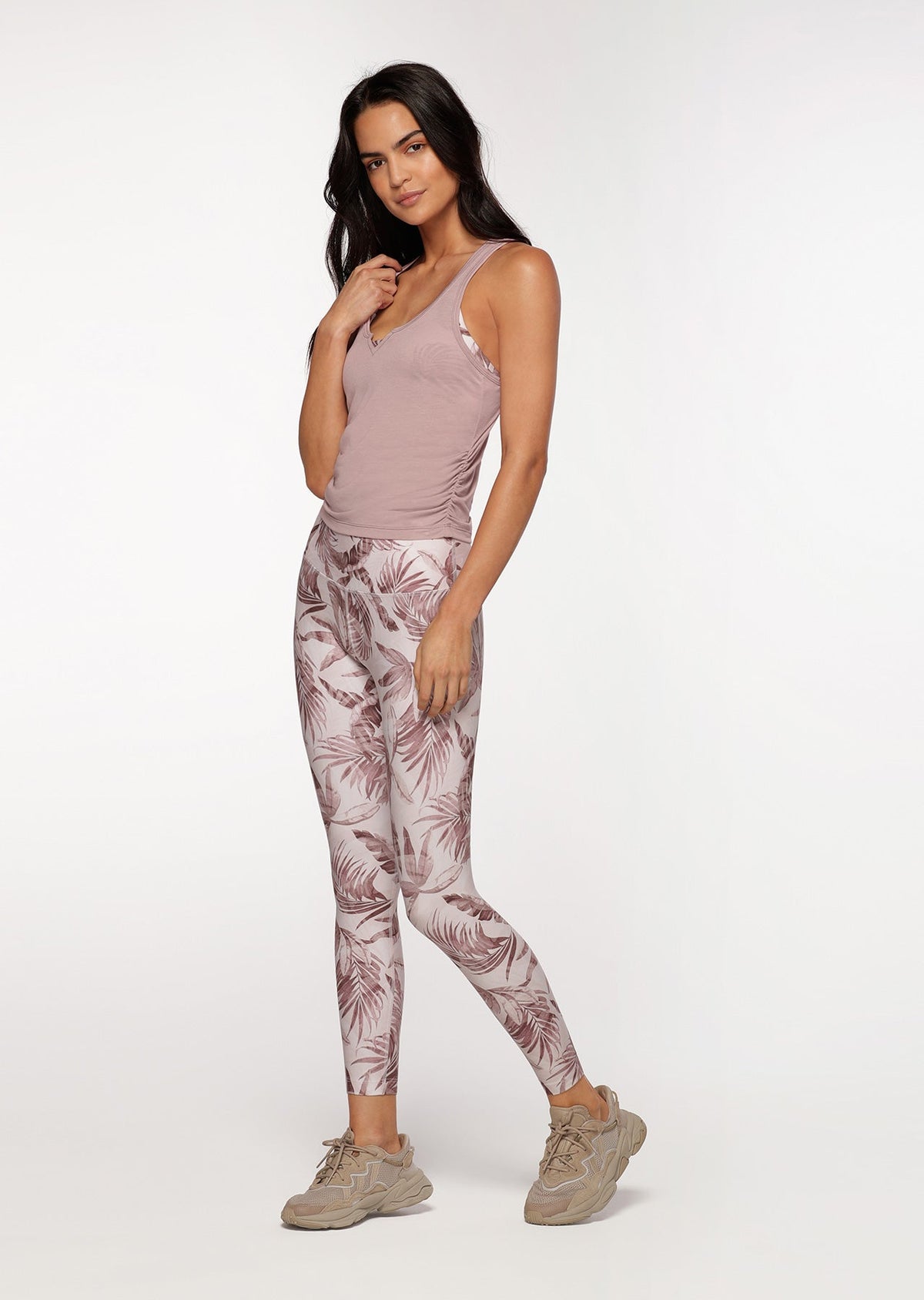 Push It Cropped Active Tank